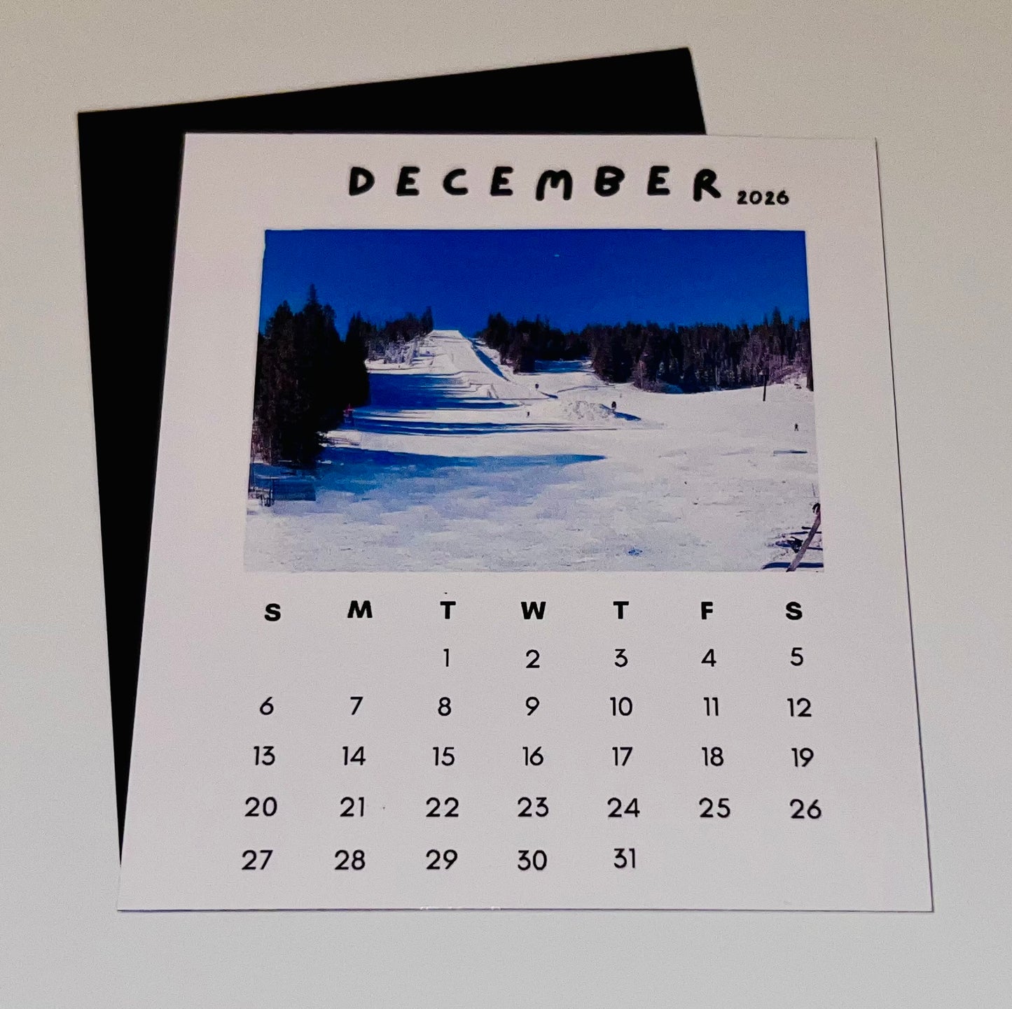 12-Month Personalized Photo Magnet Calendar