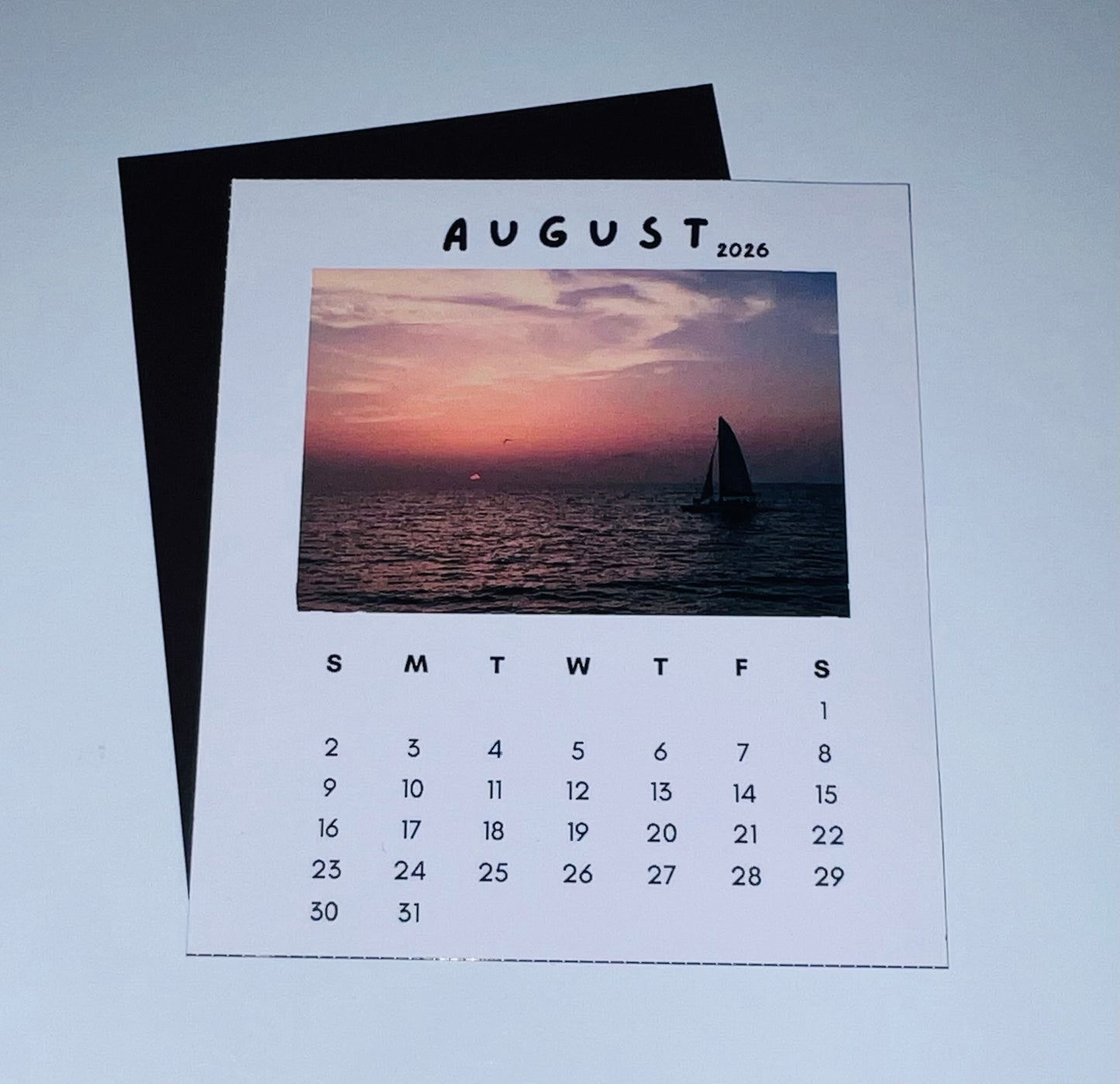 12-Month Personalized Photo Magnet Calendar