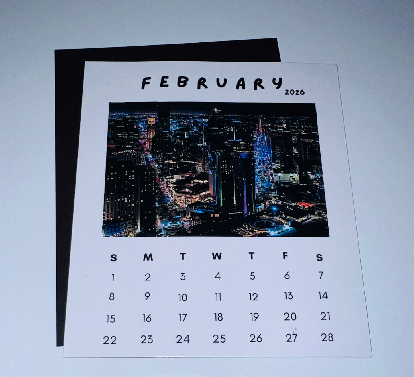 12-Month Personalized Photo Magnet Calendar